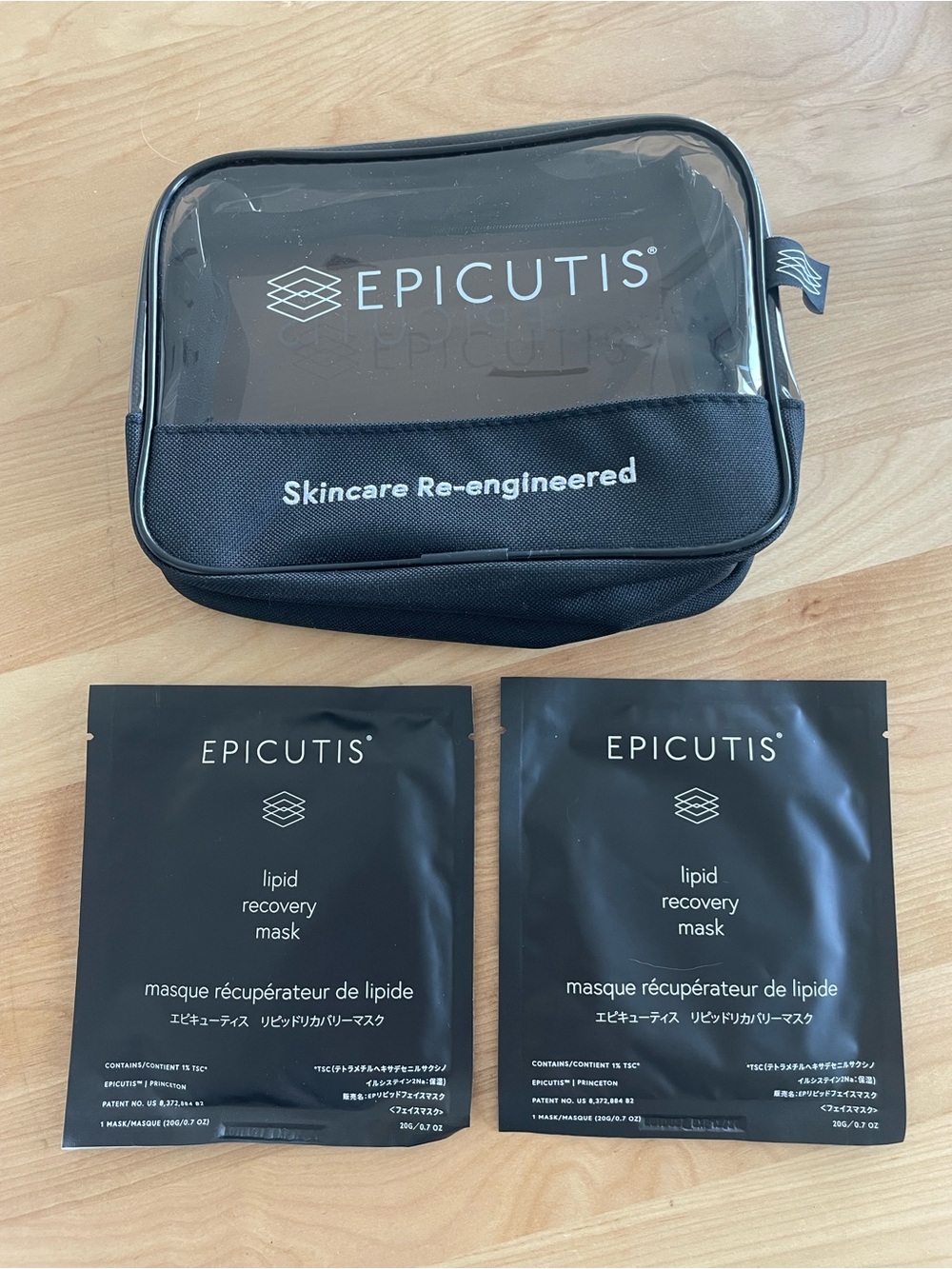 NWT Epicutis Skincare Mask Lipid Recovery Face Clean Luxury Beauty with Bag